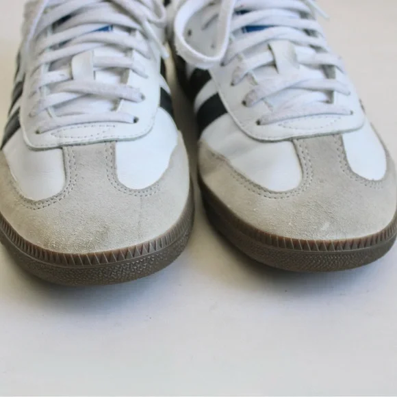 Adidas Originals 926 Samba ADV Shoes Sneakers White Black Size 7 Mens / 8 Womens - Picture 4 of 8